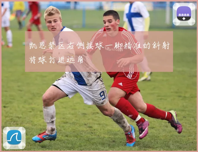 凯恩禁区右侧接球一脚精准的斜射将球打进远角